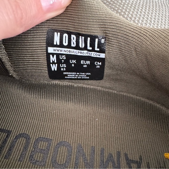 NoBull Superfabric CrossFit Trainer Shoes Womens US W 8.5 / M 7 Olive/Green/Army - Picture 12 of 14